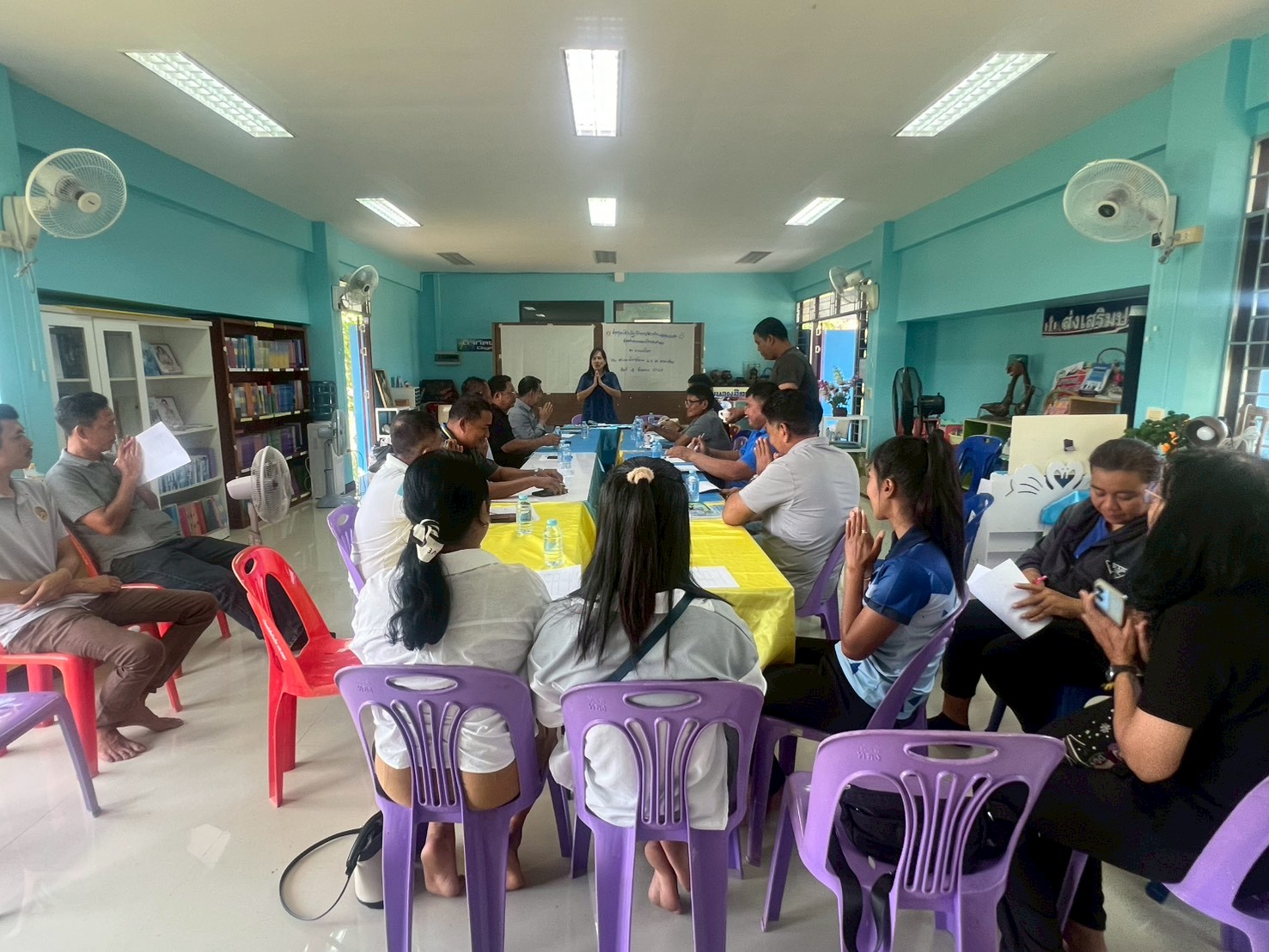 พช.ควนเนียง ประชุมเชิงปฎิบัติการจัดทำและประสานแผนพัฒนาตำบลบางเหรียง