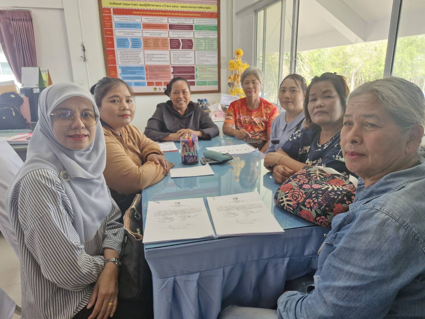 พช.ควนเนียง ทำสัญญา ยืมเงินกองทุนพัฒนาบทบาทสตรี งบเงินทุนหมุนเวียน ( เงินกู้)