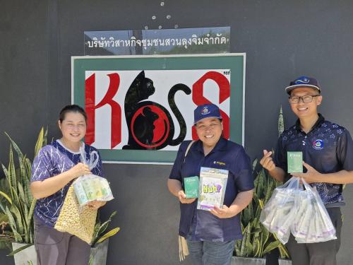 พช.ควนเนียง ลงพื้นที่ติดตามสนับสนุนกลุ่มวิสาหกิจชุมชนสวนลุงจิม