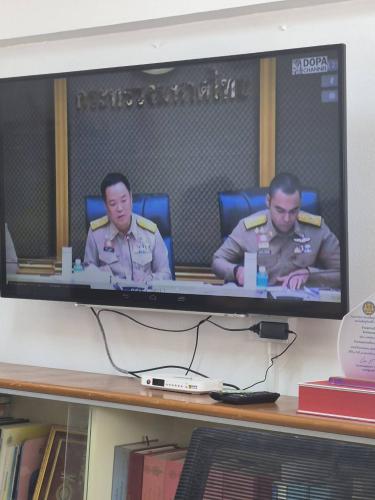 พช.ควนเนียง ร่วมรับฟังการประชุมมอบนโยบายสำคัญของรัฐบาลและกระทรวงมหาดไทย ผ่านระบบวีดิทัศน์ทางไกล